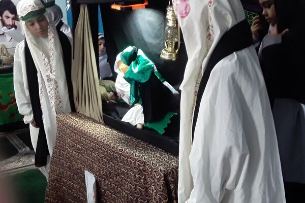  مراسم شهادت حضرت فاطمه زهرا(س) در مدارس بهارستان‌دو