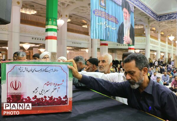 وداع با پیکر شهیده «سراجی نژاد» پس از 70 روز مفقودیت