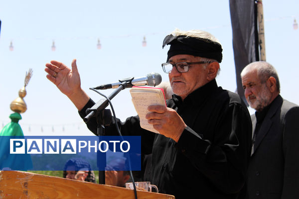 عزاداری تاسوعای حسینی در شهر درق 