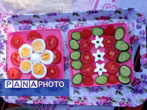 دورهمی «صبحانه سالم»  در دبستان شهدای غزه قم