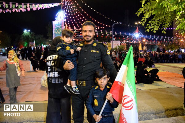 مهمانی بزرگ خیابانی عید سعید غدیر خم در فارسانِ 