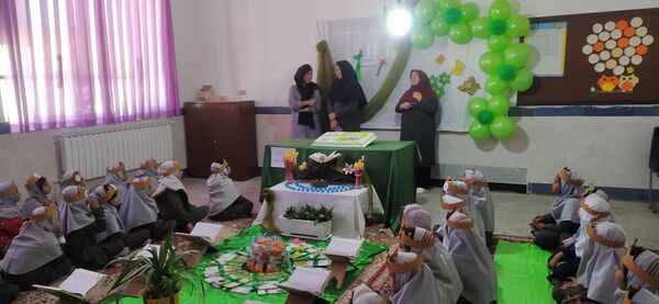 جشن قرآن جلوه‌ای از ایمان و دانش در مدرسه شهید نجفی فدافن 