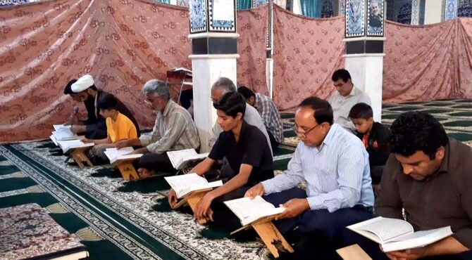 آغاز ماه مبارک رمضان با شکوه در مسجد صاحب‌الزمان(عج) دولت‌آباد مرکزی
