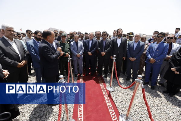 افتتاح پروژه انتقال گاز دشتک زابل به نهبندان