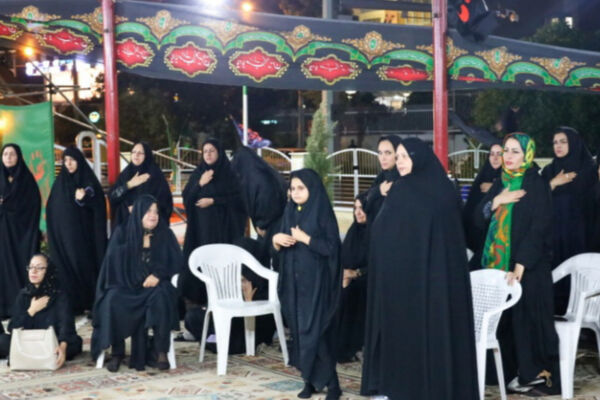 مراسم عزاداری و روضه خوانی سالار شهیدان به میزبانی ناحیه 4 شیراز