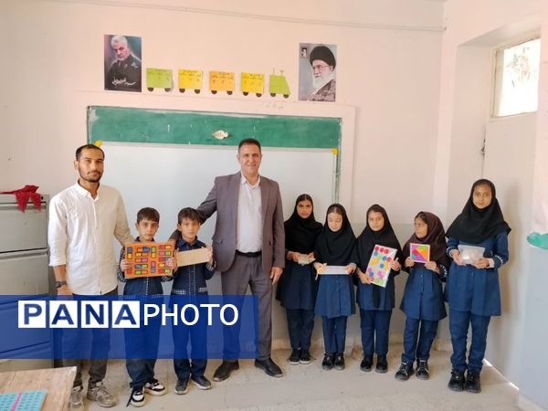 بازدید معاون آموزشی اداره آموزش و پرورش شهرستان خاتم از مدارس روستای خوانسار 