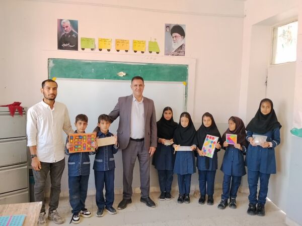 بازدید معاون آموزشی اداره آموزش و پرورش شهرستان خاتم از مدارس روستای خوانسار 