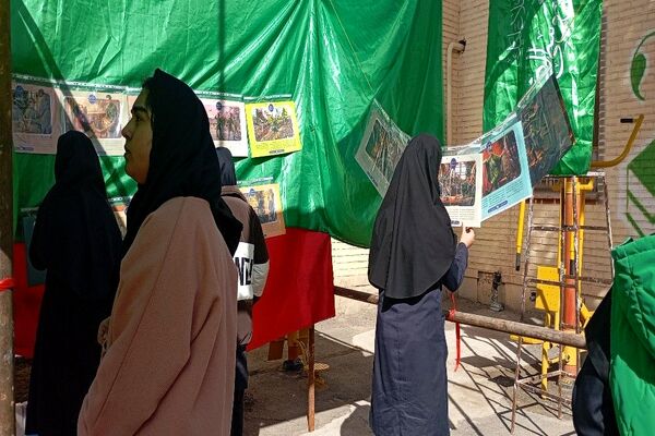  جشن نیمه شعبان در آموزشگاه شهید مجید دهنوی نیشابور 