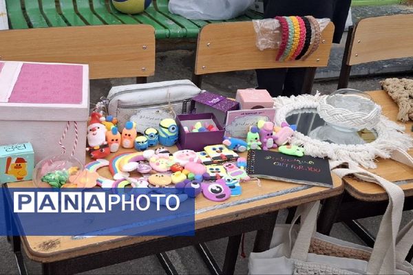 برگزاری بازارچه اقتصادی در دبیرستان شاهد تکتم