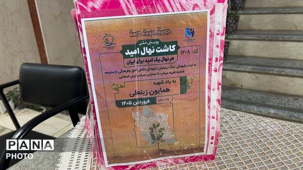 نهال‌ها در دبستان چلیچه به یاد شهدای مدرسه میناب می‌رویند