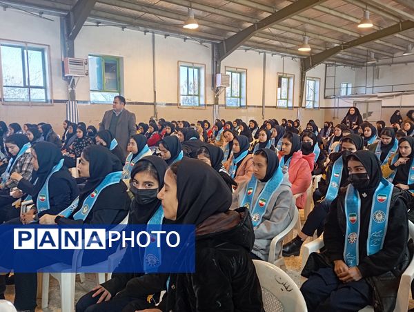 برگزاری مراسم زنگ انقلاب در فاروج