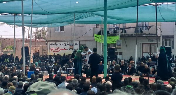 بزرگترین اجتماع حسنیون کشور همراه با تعزیه خوانی در روستای کفکی خراسان رضوی