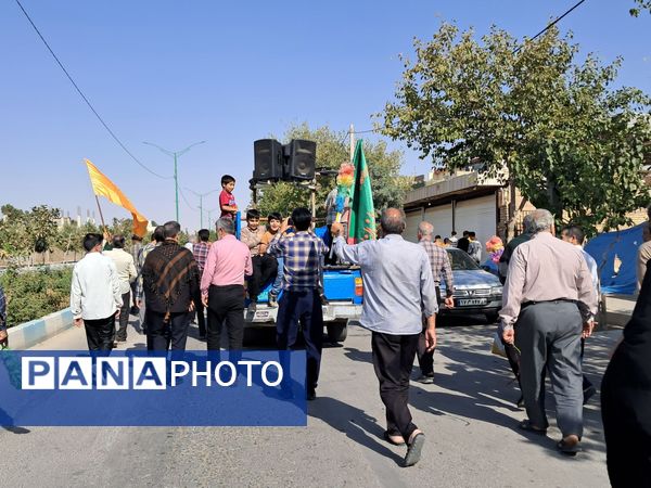 ویژه برنامه پیاده‌روی حرم تا حرم در برخوار