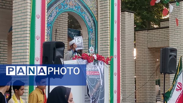 مراسم غبارروبی لاله زار شهرستان نیشابور به مناسبت گرامیداشت هفته معلم 