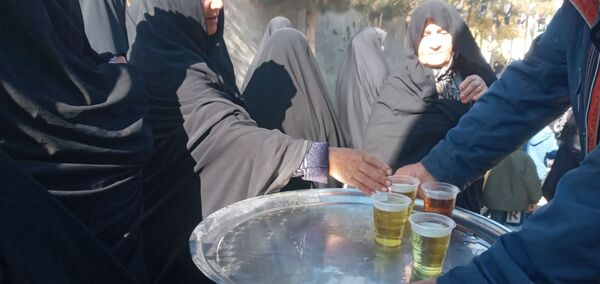 عزاداری فاطمی با حضور شهید گمنام در روستای ورجان قم