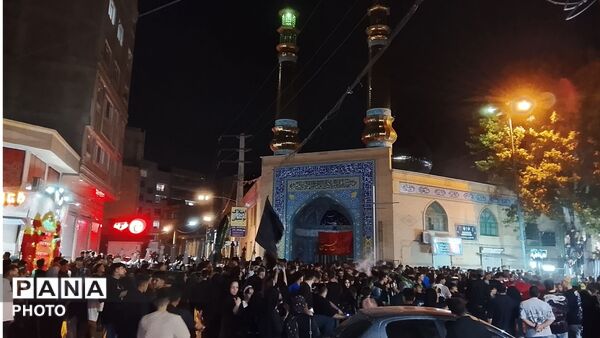 عزاداران ایاعبدالله‌الحسین، شب تاسوعا فردوسیه شهریار
