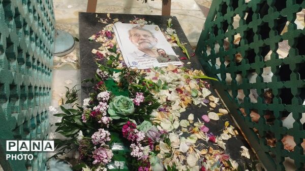 قاب های ماندگار از تشیع شهید لاریجانی در حریم امن فاطمی