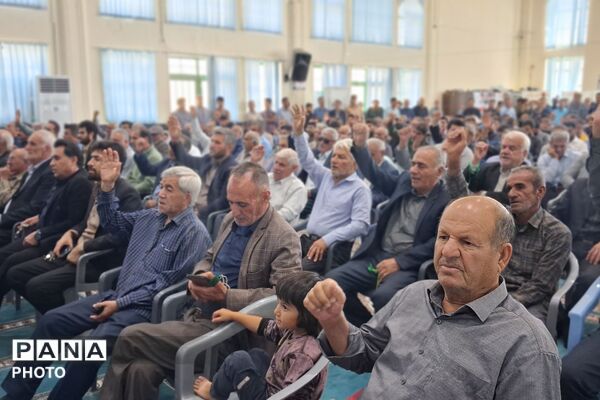  آیین تکریم و معارفه فرمانده ناحیه مقاومت بسیج شهرستان باشت