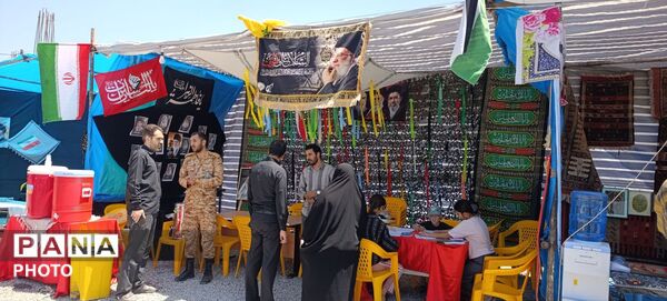 برپایی ایستگاه صلواتی آموزش و پرورش شهرستان سملقان 