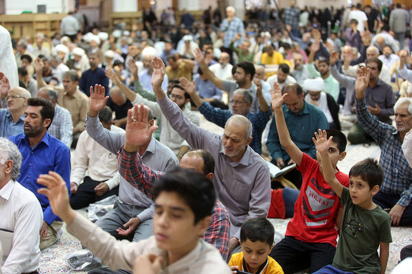 مراسم جشن میلاد پیامبر اکرم(ص) و امام جعفر صادق(ع) در حرم حضرت معصومه(س)
