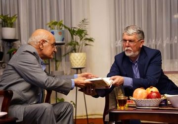 دیدار وزیر فرهنگ با هوشنگ مرادی کرمانی