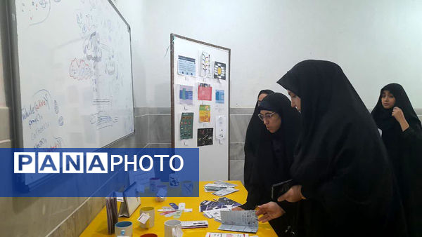 نمایشگاه هفته معرفی مشاغل در هنرستان شاهد نجمیه قم 