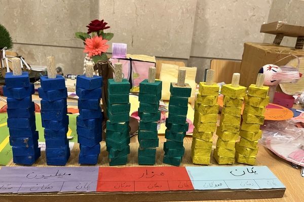 برپایی نمایشگاه بازی، یادگیری و خلاقیت در آموزشگاه مهین بانو علاقبند ملارد