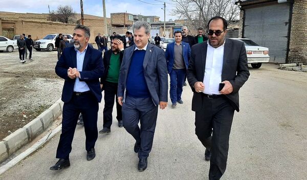 افتتاح پروژه‌های مقاوم‌سازی مسکن روستایی در روستای چشمه‌قنداب 