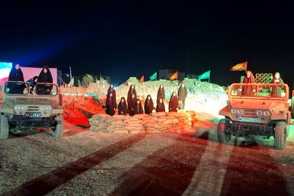 نمایش میدانی «پایداری در آتش» در شیراز