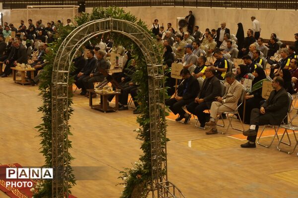 آیین افتتاحیه جشنواره فرهنگی ورزشی کارکنان نوسازی مدارس 12 استان در قم
