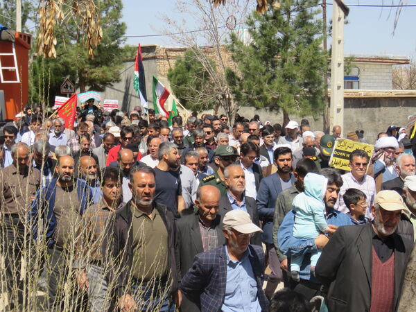 حضور پرشور مردم شهر درق در راهپیمایی روز جهانی قدس