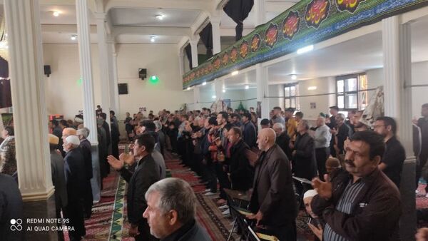 مراسم یاد بود شهید آیت الله سید ابراهیم رئیسی و همراهانش در شهر تیتکانلو
