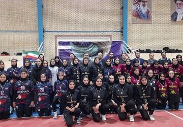 اختتامیه مسابقات والبیال جام صبا بانوان در صباشهر