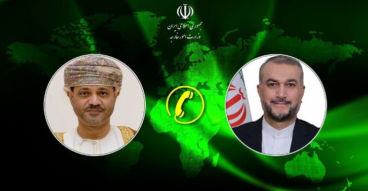 تحولات غزه و روابط دوجانبه محور رایزنی وزیران خارجه ایران و عمان