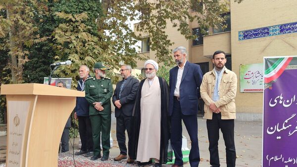 رزمایش گردان‌های بسیج فرهنگیان سپاه امام رضا (ع) در اداره‌کل آموزش و پرورش خراسان رضوی
