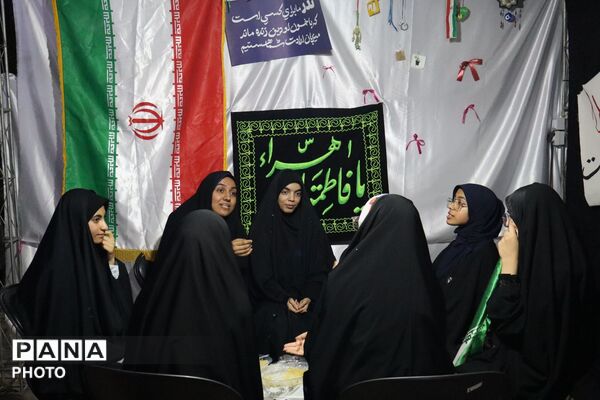 برپایی موکب «نوجوان مبارز» با هدف توانمندسازی دختران نوجوان