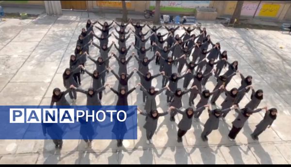 اجرای پیرامید در دبیرستان فاطمه الزهرا(ص) آشخانه