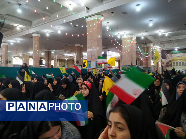 اجتماع یکهزار نفری سفیران مقاومت در مسجد جمکران 