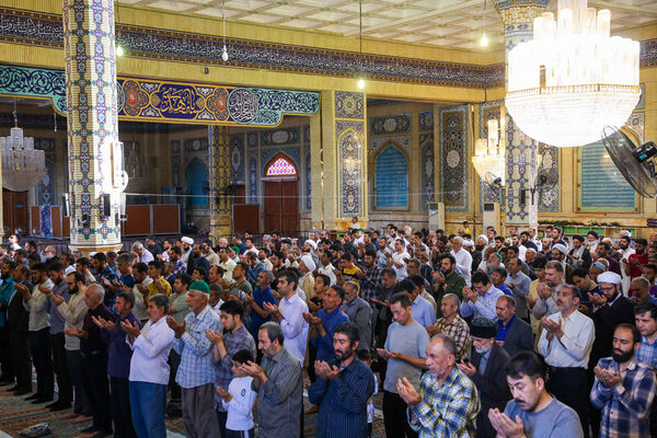 نماز عید قربان در مسجد مقدس جمکران