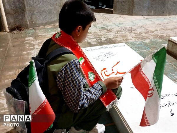 حضور مردم شهرستان مانه در مراسم چهلم کودکان جان‌باخته میناب