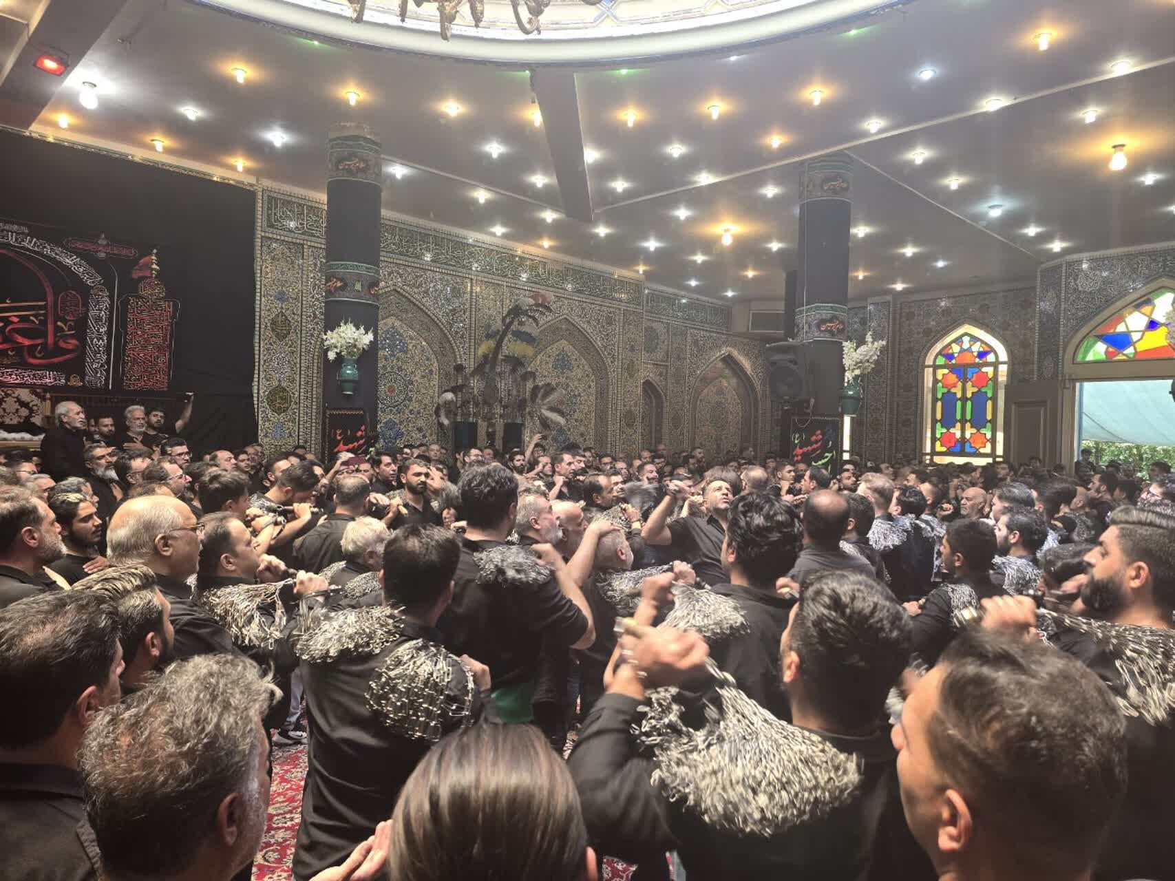 مراسم عاشورای حسینی در انگورستان ملک اصفهان