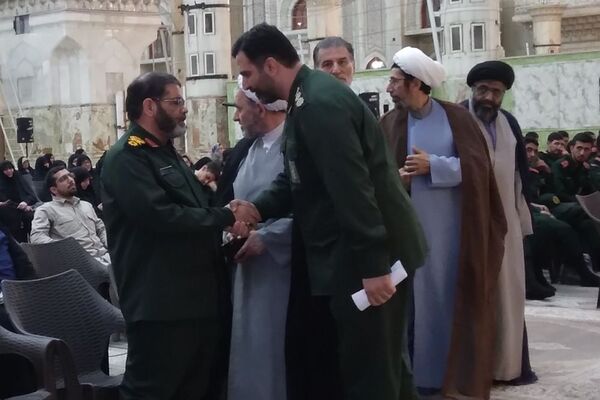 تجدید میثاق مربیان عقیدتی، هادیان سیاسی و فعالان عرصه جهاد تبیین در سپاه پاسداران و بسیج کشور با آرمان‌های بنیانگذار جمهوری اسلامی در حرم امام خمینی (ره)