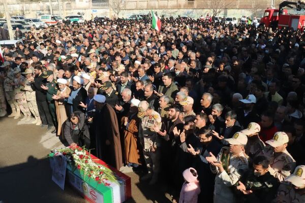 برگزاری مراسم تشییع پیکر پاک مطهر شهید مرزبانی سرهنگ دوم هادی سدیدی