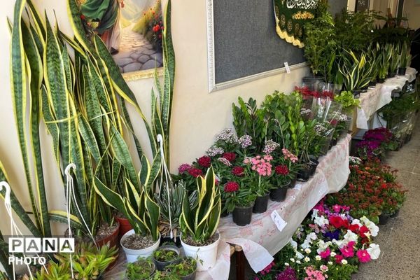 عطر گل‌ها و رنگ هنر در مدرسه فنی‌وحرفه‌ای هجرت به هم آمیخت