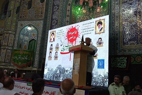 راهپیمایی پانزده خرداد کفن پوشان شهرستان ورامین