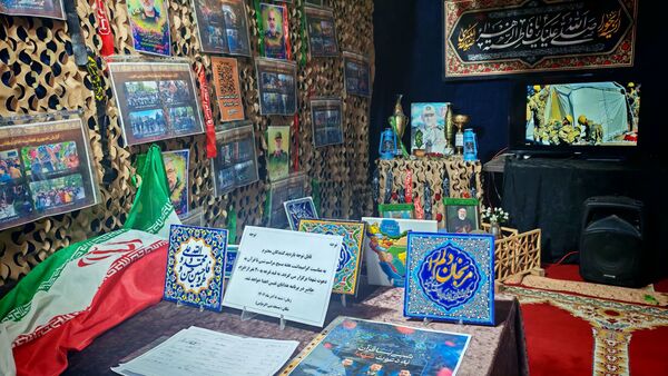 نمایشگاه خدمت 46 به مناسبت هفتهٔ بسیج در نیشابور 