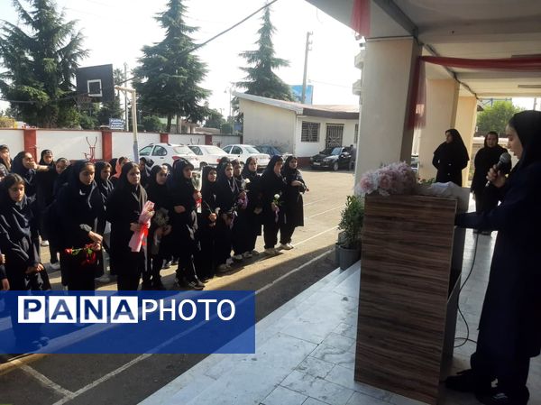 مانور بازگشایی مدارس عباس آباد 