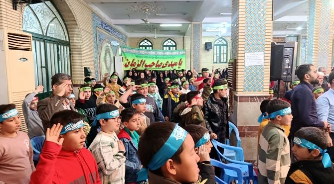 جشن دهه‌فجر و نیمه‌شعبان در مسجد الزهرا(س) کازرون