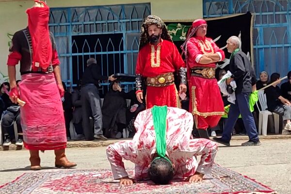 مراسم شبیه خوانی روز عاشورا در شهرستان طالقان