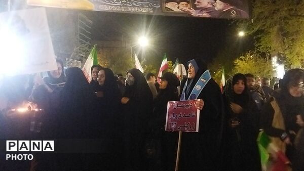 دانش آموزان پیشتاز نیشابوری در غم شهدای میناب 